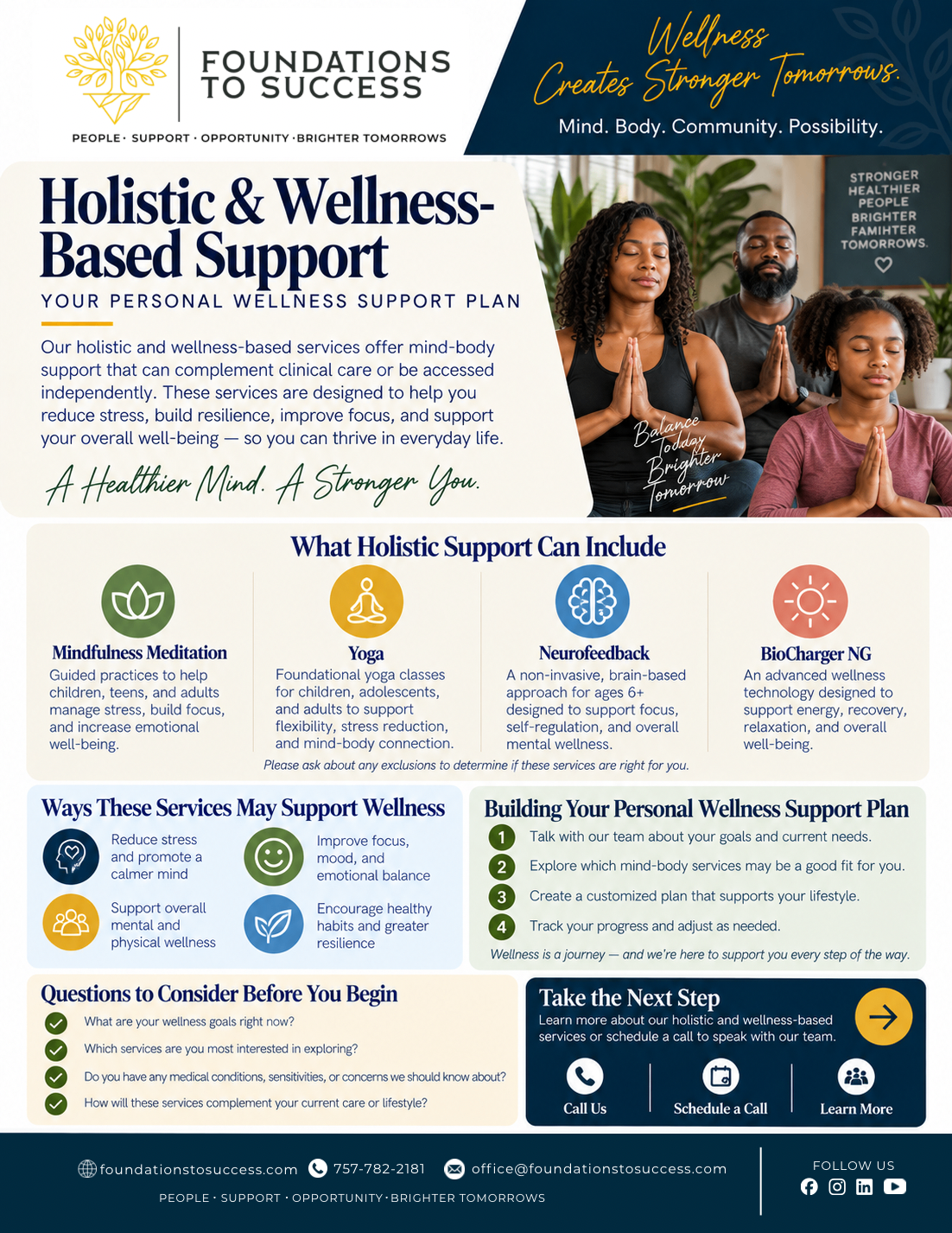 Preview of the Your Personal Wellness Support Plan handout