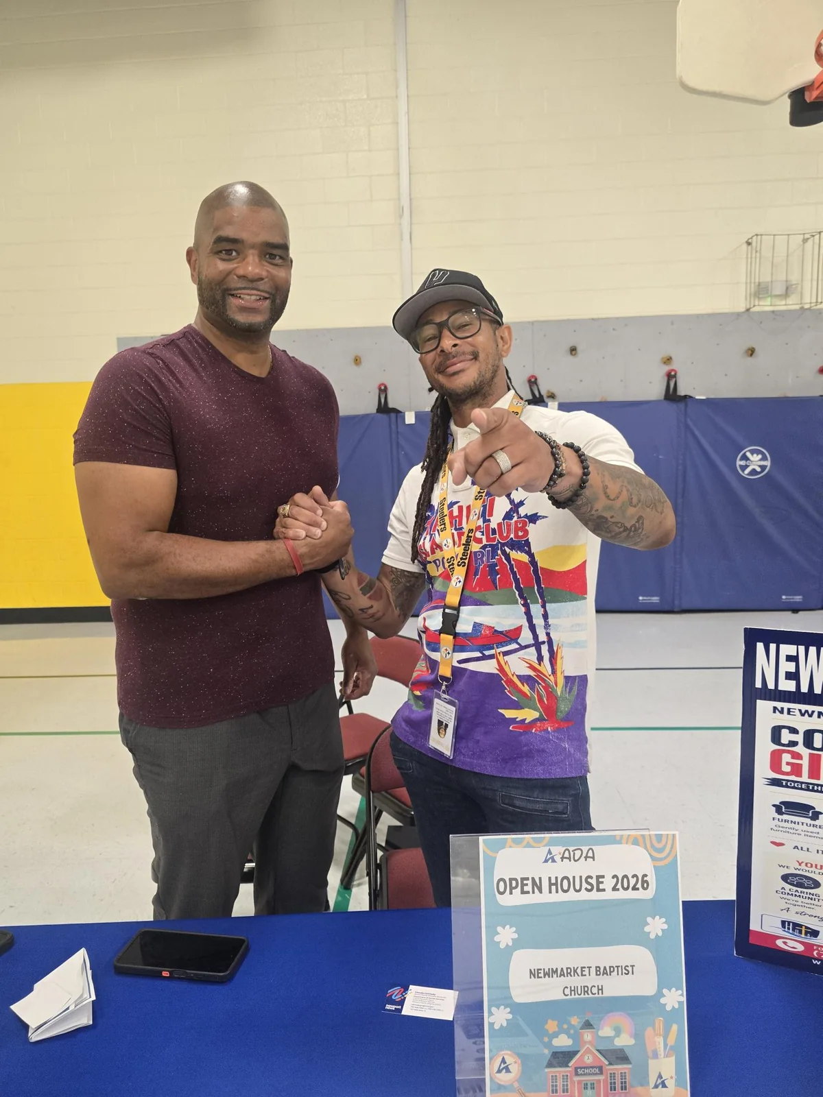 Community representatives connecting at the Achievable Dreams family engagement event in Newport News